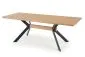 Stół BACARDI 160(220)x90 dąb/czarny rozkładany w stylu loft | MIRAT. w stylu LOFT kolekcja