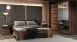 Szafka nocna BETA 3S dąb monastery/czarna w stylu loftowym I sklep meblowy MIRAT. styl LOFT
