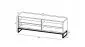 Szafka RTV TAL 150 czarna mat MEBLE LINDNER | MIRAT. w stylu GLAMOUR, LOFT kolekcja TAL