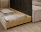 Sofa rozkładana z funkcją spania FULGEO beżowa lewa do salonu I sklep meblowy MIRAT.