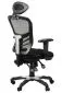 Fotel biurowy HG-0001H czarny ergonomiczny do biura | MIRAT.