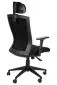 Fotel biurowy HG-0004F czarny ergonomiczny do biura | MIRAT.