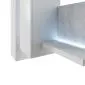 Witryna wisząca BOTA biała/beton colorado HELVETIA | MIRAT. styl LOFT kolekcja BOTA