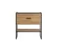 Szafka pod umywalkę BROOKLIN 80 cm dąb craft złoty stojąca szeroka loft | MIRAT. w stylu LOFT kolekcja BROOKLIN