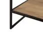Szafka pod umywalkę nablatową BROOKLIN 90 cm dąb craft złoty stojąca | MIRAT. w stylu LOFT kolekcja BROOKLIN