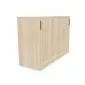 Szafka biurowa przesuwna EASY SPACE CABINET S 1.5-OH 120cm akacjowa zamykana I sklep meblowy MIRAT.
