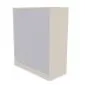 Szafka biurowa przesuwna EASY SPACE CABINET S 3-OH 100cm kaszmirowa zamykana I sklep meblowy MIRAT.