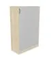 Szafka biurowa żaluzjowa EASY SPACE CABINET HRT 4-OH 100cm akacjowa zamykana I sklep meblowy MIRAT.