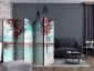 Parawan akustyczny Pejzaże 225x172 cm 3-częściowy szary | MIRAT.