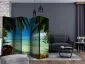 Parawan jednostronny Pejzaże 225x172 cm 5-częściowy zielony | MIRAT.