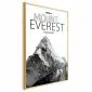 Plakat Mount Everest 60x90 cm z ramą złotą bez marginesu | MIRAT.