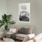 Plakat Broad Peak 60x90 cm bez ramy z marginesem | MIRAT.