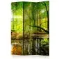 Parawan akustyczny Pejzaże 135x172 cm 3-częściowy zielony | MIRAT.