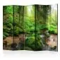 Parawan dwustronny Pejzaże 225x172 cm 5-częściowy zielony | MIRAT.