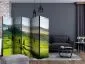 Parawan akustyczny Pejzaże 225x172 cm 5-częściowy zielony | MIRAT.