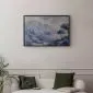 Plakat Niebieska zatoka 42x29,7 cm z ramą czarną bez marginesu | MIRAT.
