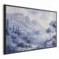 Plakat Niebieska zatoka 42x29,7 cm z ramą czarną bez marginesu | MIRAT.