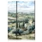 Parawan akustyczny Pejzaże 135x172 cm 3-częściowy beżowy | MIRAT.