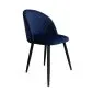 Krzesło CLAUDINE 1 VELVET granatowe w stylu glamour | MIRAT. w stylu  kolekcja