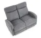 Sofa OSLO 2S szara tapicerowana do salonu | MIRAT.