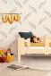 Łóżko dziecięce PIKKO B 80x160 sosna z barierkami | MIRAT. w stylu kolekcja