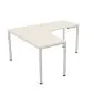 Biurko narożne EASY SPACE I-LEG LS 160x140cm kaszmirowe I sklep meblowy MIRAT.