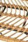 Hoker niski H-97 rattanowy na metalowych nogach | MIRAT.