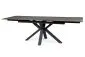Stół COLUMBUS CERAMIC 160(240)x90 brązowy/czarny mat I sklep meblowy MIRAT. styl LOFT