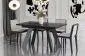 Stół rozkładany COMO 130(210)x80 beton ciemny designerski I sklep meblowy MIRAT. styl LOFT