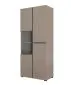 Witryna wysoka CROSS 3D 80cm congo/czarna do salonu I sklep meblowy MIRAT.  kolekcja HV-CROSS