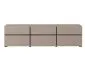 Szafka RTV CROSS 3K3S 180cm congo/czarna do salonu I sklep meblowy MIRAT.