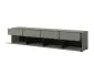 Szafka RTV CROSS 4K4S 225cm zielona/czarna szeroka I sklep meblowy MIRAT.  kolekcja HV-CROSS