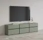 Szafka RTV CROSS 3K3S 180cm zielona/czarna stojąca I sklep meblowy MIRAT.  kolekcja HV-CROSS