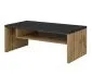 Stolik kawowy CROSS 120x60 dąb wotan/czarny minimalistyczny I sklep meblowy MIRAT. styl SKANDYNAWSKI kolekcja HV-CROSS