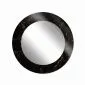 Nowoczesne lustro okrągłe MORENA BLACK MARBLE 70cm czarne I sklep meblowy MIRAT.