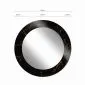 Ekskluzywne lustro okrągłe MORENA BLACK MARBLE 80cm czarne I sklep meblowy MIRAT.