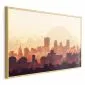 Plakat Żar miasta 42x29,7 cm z ramą złotą bez marginesu | MIRAT.