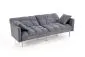 Sofa ROBERTO ciemno szara rozkładana z poduszkami | MIRAT. w stylu kolekcja