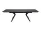 Stół ceramiczny industrialny Norton 160-240 cm czarny | MIRAT styl LOFT