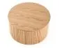 Stolik kawowy WOODY naturalny do salonu w stylu boho | MIRAT.