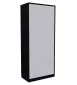 Szafa biurowa EASY SPACE CABINET H-D2 5-OH 80cm czarna zamykana I sklep meblowy MIRAT.