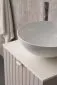Szafka pod umywalkę HARMO 50 cm kaszmirowa półmat z szufladą wewnętrzną | MIRAT  kolekcja HARMO