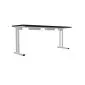 Biurko EASY SPACE C-LEG RC 180x60cm czarne grafitowe szerokie I sklep meblowy MIRAT.