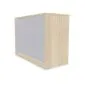 Szafka biurowa przesuwna EASY SPACE CABINET S 1.5-OH 100cm akacjowa zamykana I sklep meblowy MIRAT.