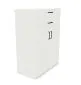 Komoda biurowa EASY SPACE CABINET HDE 2D2S 80cm biała zamykana I sklep meblowy MIRAT.