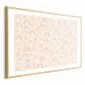 Plakat Pastelowe tęcze 30x21 cm z ramą złotą z marginesem | MIRAT.