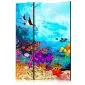 Parawan akustyczny Dla dzieci 135x172 cm 3-częściowy biały | MIRAT.