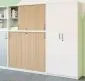 Szafka biurowa przesuwna EASY SPACE CABINET S 3-OH 100cm kaszmirowa zamykana I sklep meblowy MIRAT.