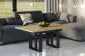 Ława rozkładana podnoszona EMPOLI 110(170)x65 dąb artisan na metalowej podstawie I sklep meblowy MIRAT. styl LOFT
