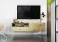 Szafka RTV SELF 120 dąb artisan MEBLE LINDNER | MIRAT. w stylu LOFT kolekcja SELF